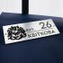 Індивідуальна адресна табличка для приватного будинку, металева